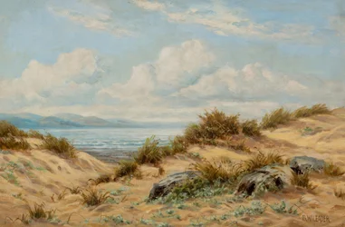 Sand dunes on the Conwy