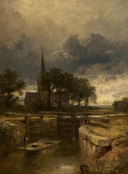 Stratford-on-Avon Church and Lock
