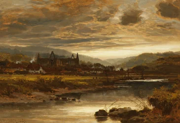Tintern Abbey, Wales, 1889