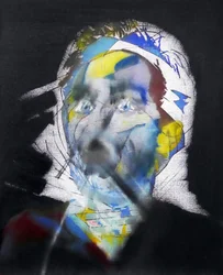 Sur-Self-Portrait with Hijab, 2017