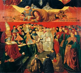 Arab philosopher Averroes, detail from Triumph of St Thomas Aquinas