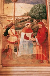 Augustine Arriving in Ostia Directed to Rome