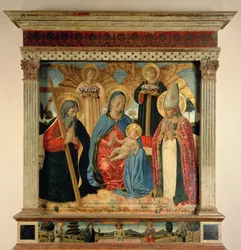 Madonna and Child with SS. Andrew and Prosper, 1466