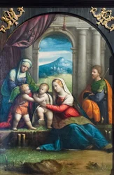 Holy Family with St John and St Elisabeth