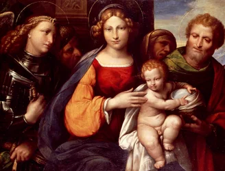 Virgin with Child and Saints Michael and Joseph