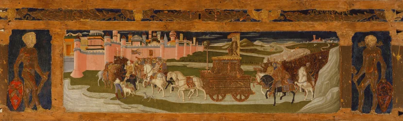 Predella Panel: Triumph of David