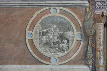 Saint George killing the dragon