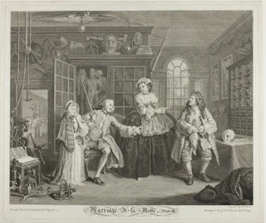 Plate Three, from Marriage à la Mode