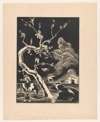Tree with Herons
