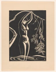 Naked Woman with Branch