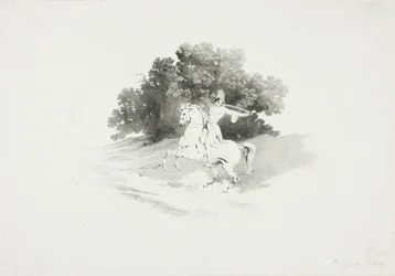 Trumpeter on Horseback