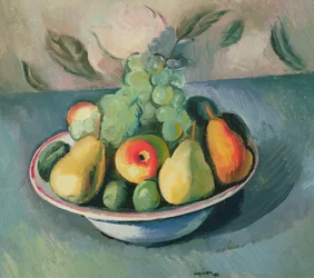A Still Life of Fruit in a Bowl