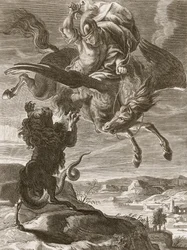 Bellerophon Fights the Chimaera