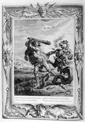 Hercules fights the Lernian hydra