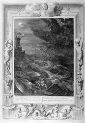 Leander Swims Over the Hellespont to Meet His Mistress Hero