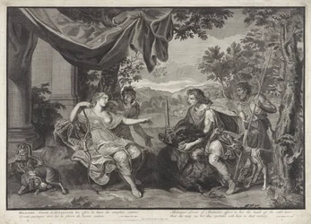 Meleager Gives the Head of the Calydonian Boar to Atalanta (History of Meleager)