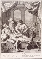Telephus Cured by the Rust of the Same Spear Which Wounded Him