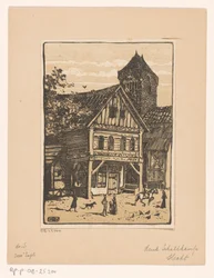 Wooden House and Stone Tower