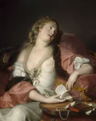 Lady Reading the Letters of Heloise and Abelard