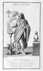 A representation of January