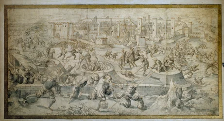The Battle of Pavia on 25 February 1525