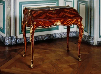 Louis XV Secretaire stamped with the letters B.V.R.B