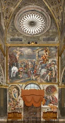 Counterfaccata, IL Pordenone, Crucifixion 1520-21, Deposition 1522, Bernardino Gatti, Resurrection 1529