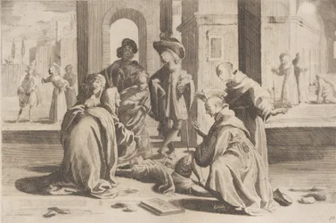 In Rome Saint Bernardino Cures a Diseased Young Man, 1610-39