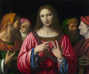 Christ among the Doctors, Painting by Bernardino Luini (1481-1532), c. 1520, National Gallery, London