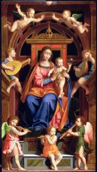Madonna and Child Enthroned