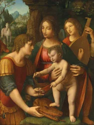 The Madonna and Child with Saint George and an Angel