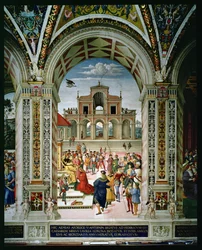 Aeneas Sylvius Piccolomini is Crowned Poet Laureate by Frederick III in 1442