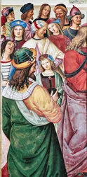 The Piccolomini Library, north east wall: 