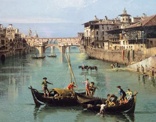 Arno River and Ponte Vecchio in Florence