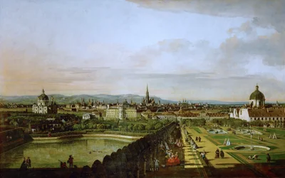 View of Vienna from Belvedere