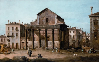 Rome - The Temple of Antoninus and Faustina in the Forum
