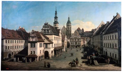 The Market Place in Pirna
