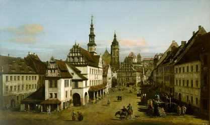 The Marketplace at Pirna, c.1764