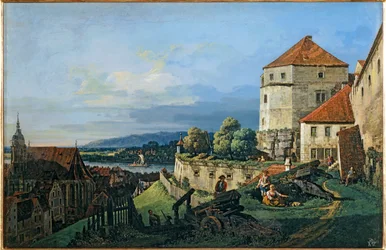 View of Pirna, taken from the Sonnenstein castle