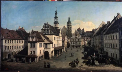 The Market Place in Pirna