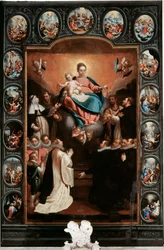 Virgin with Child and Mysteries of the Rosary