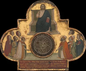 Christ Enthroned with Saints