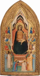 Madonna and Child with Saints and Angels, c. 1345