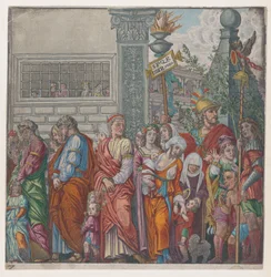 Sheet 7: procession, from The Triumph of Julius Caesar