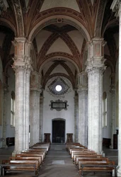 Interior View of the Church of Pienza