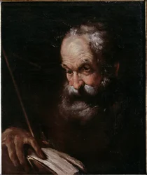 Portrait of Old Man with a Book