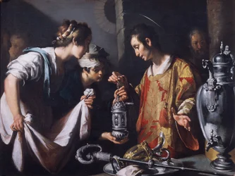 St. Lawrence Distributing the Riches of the Church