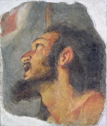 The Head of St. John the Baptist, Fragment from a Fresco
