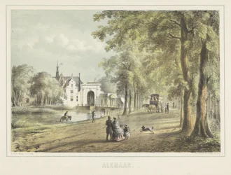 View in Alkmaar with the Laurenskerk