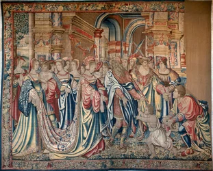 Cycle of Oedipus: Procession of Polybe and Periboae in Corinth